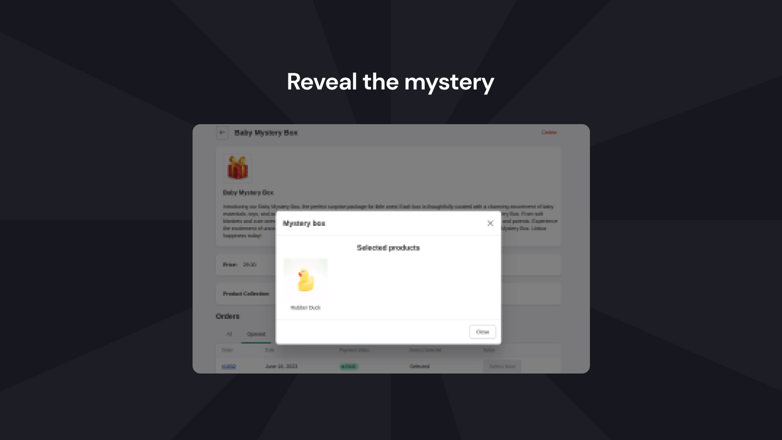 Mystery Box App