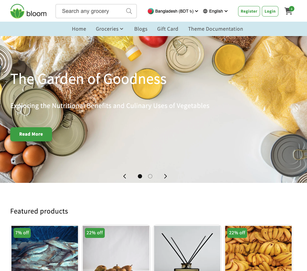 Bloom: The Perfect Shopify Theme for Your Online Grocery Shop